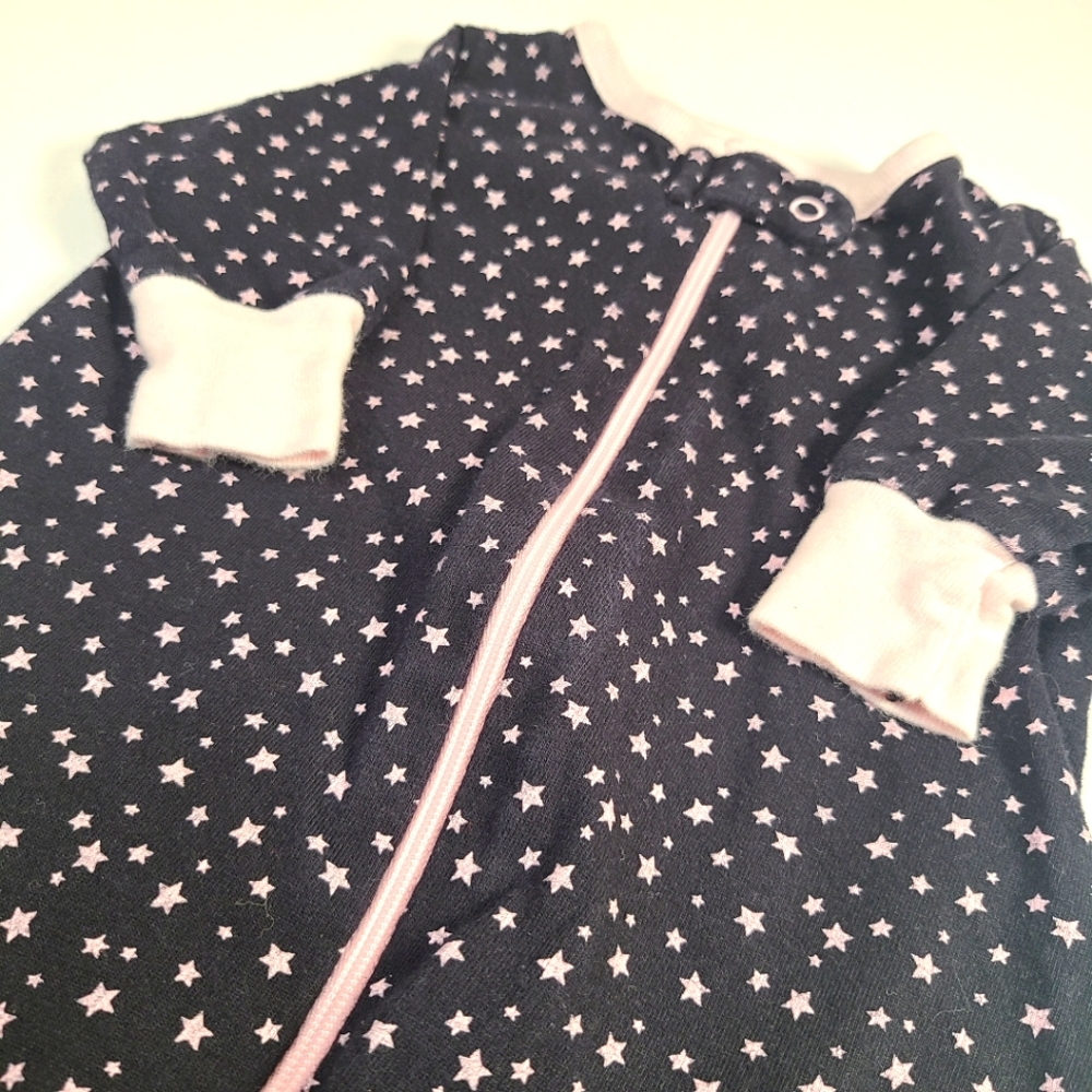 Gerber baby girl zip up sleeper